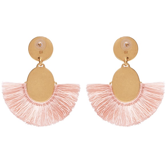 India Hicks Golden Fan Earrings - Picture 4 of 6
